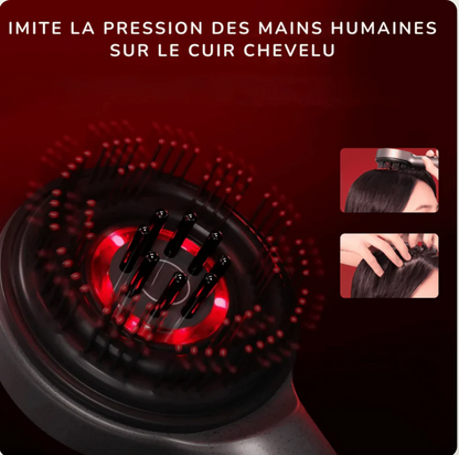 Active naturellement la repousse des cheveux grâce à la lumière LED rouge